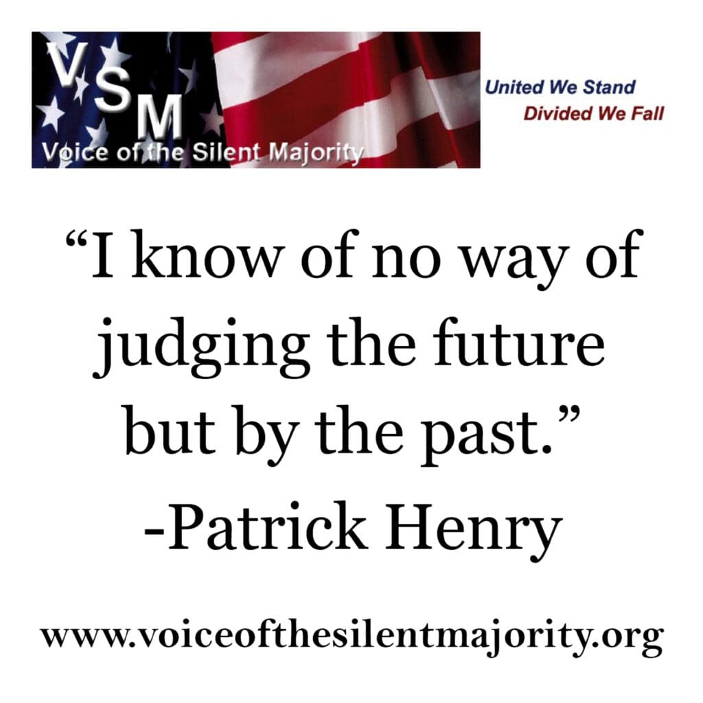 Patrick henry - voice of the silent majority.